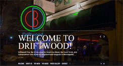 Desktop Screenshot of driftwoodcharbar.com